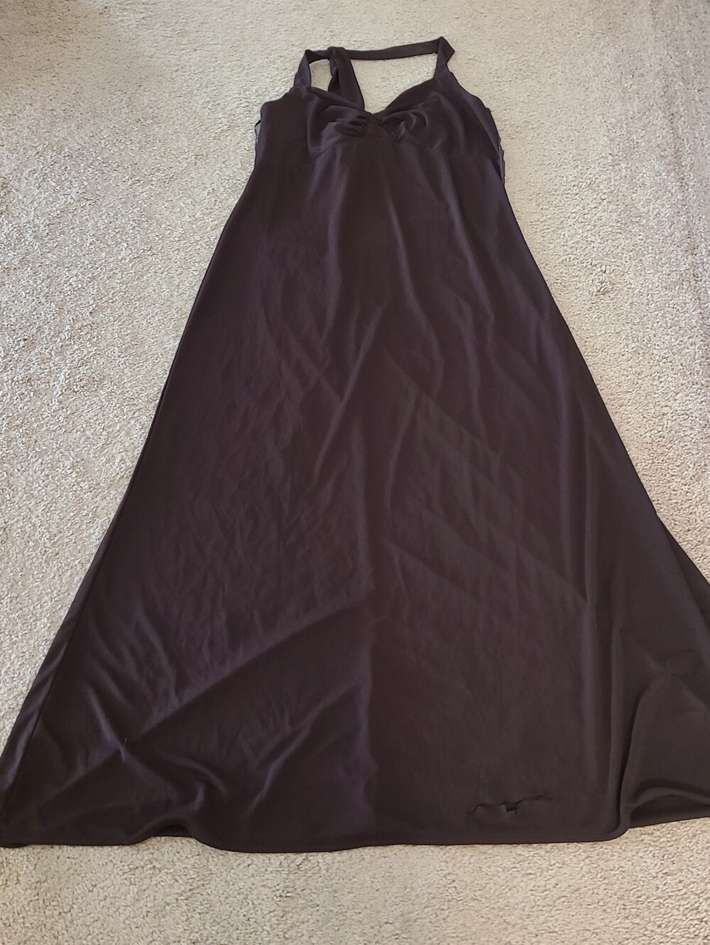 Brown Maxi Skirt - Women's Flowy A-Line Skirt
